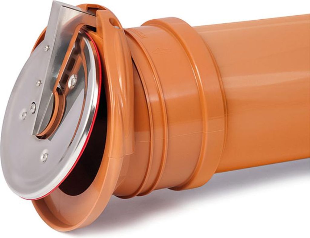 160mm Polypropylène Extrémité Vanne papillon Auto-activante Image du produit 