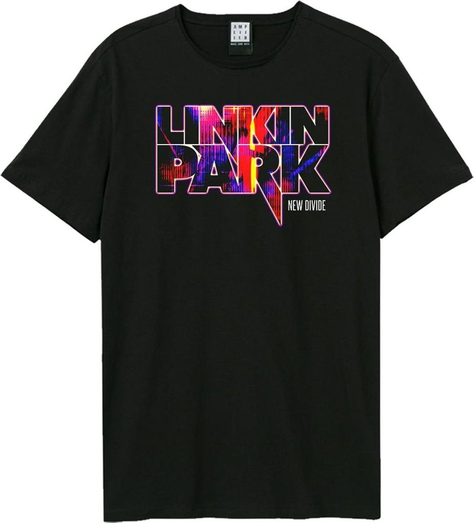 Amplified - "New Divide" T-Shirt für Herren/Damen Uni GD3865 (L) (Schwarz)