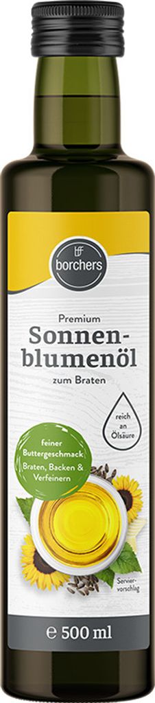 borchers Premium Sonnenblumenöl mit feinem Butteraroma Produktbild 
