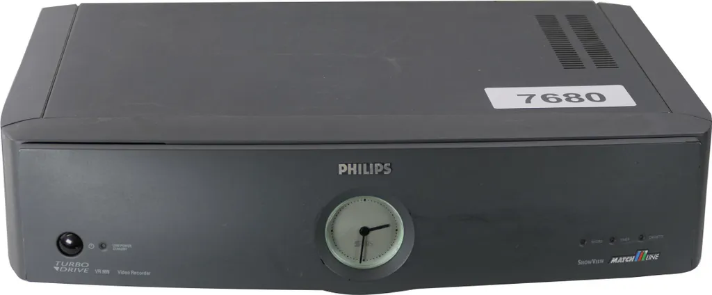 Magnétoscope VHS Philips VR969 Lecteur Enregistreur Cassette Haute Fidélité