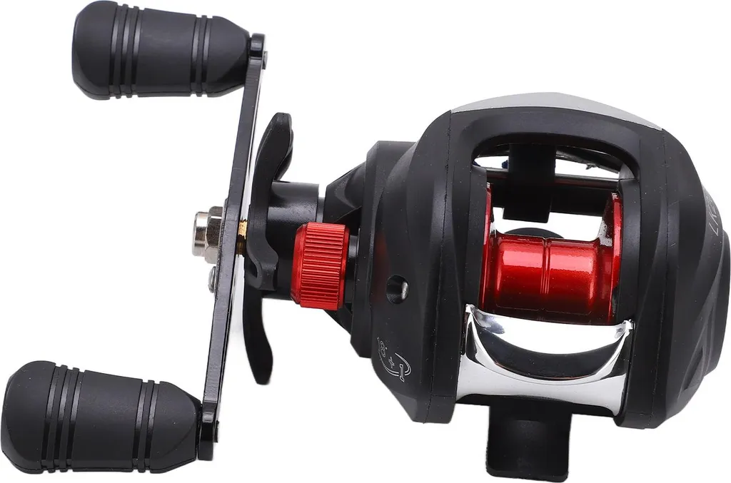Moulinet de pêche baitcasting 7.2:1 haute vitesse pour gaucher LK201