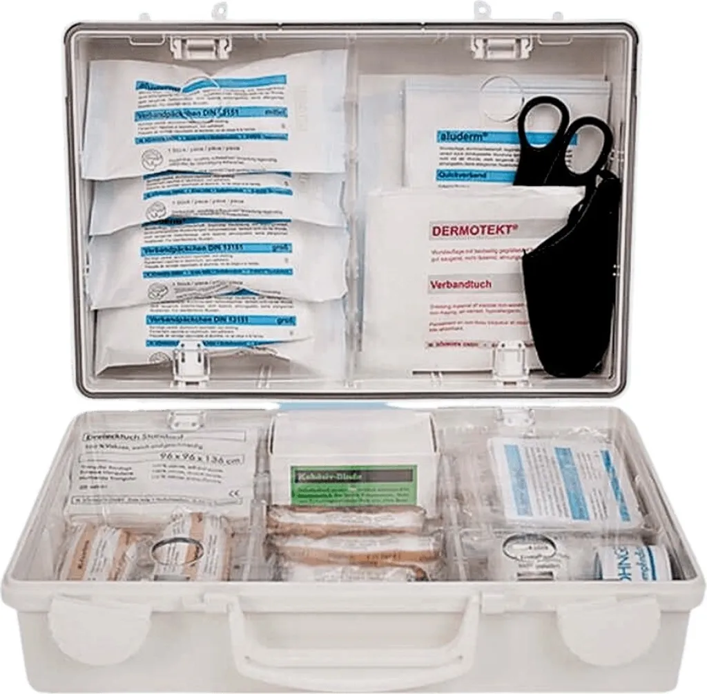 Mallette de premiers secours Austria type 1 blanc - Kit de soin complet - 2