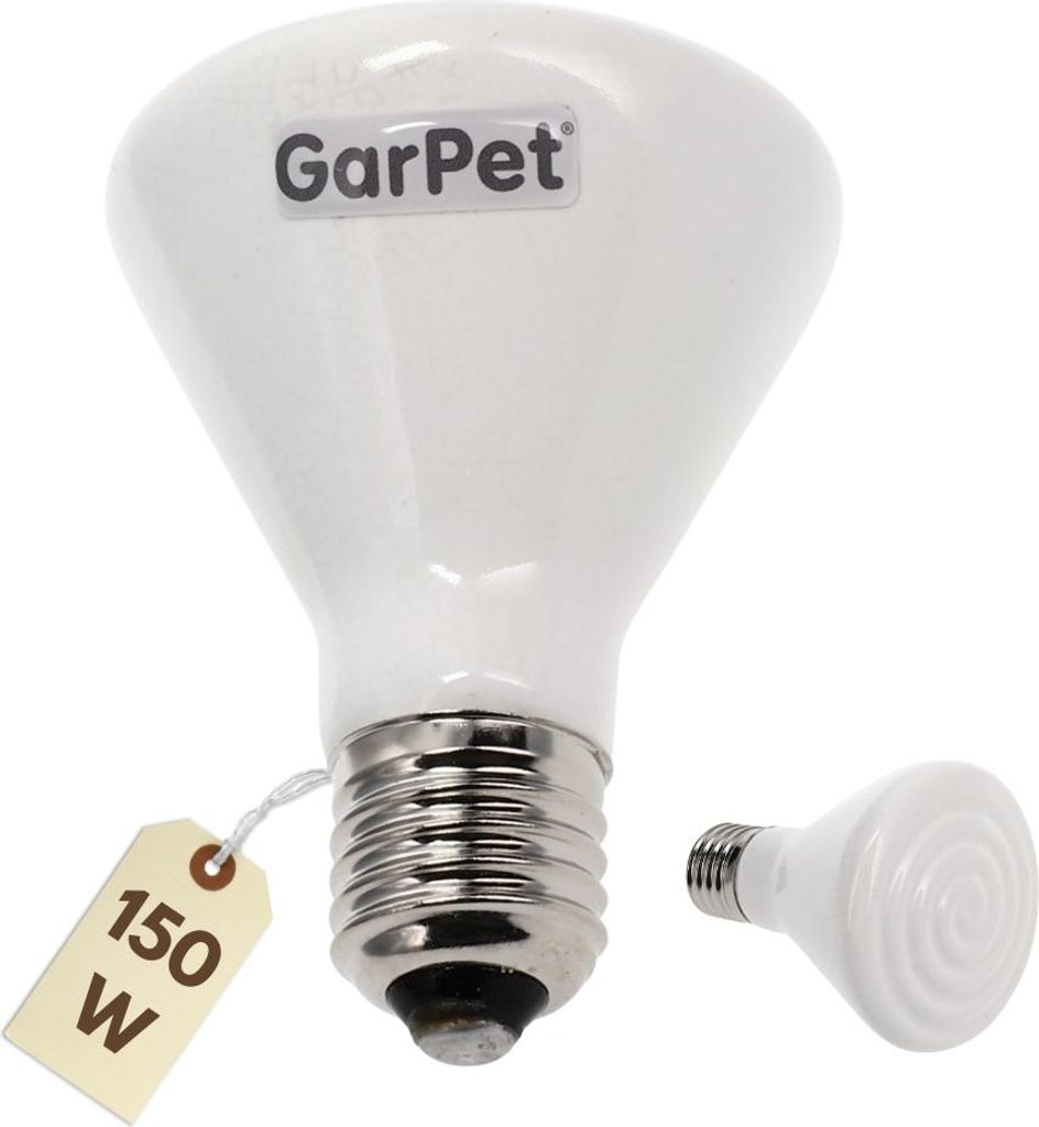 Wärmelampe Terrarium Lampe Dunkelstrahler für Vögel Keramik E27 Infrarot Lampe Hühner Heizlampe Reptilien Wärmelampe Schildkröten 150 W