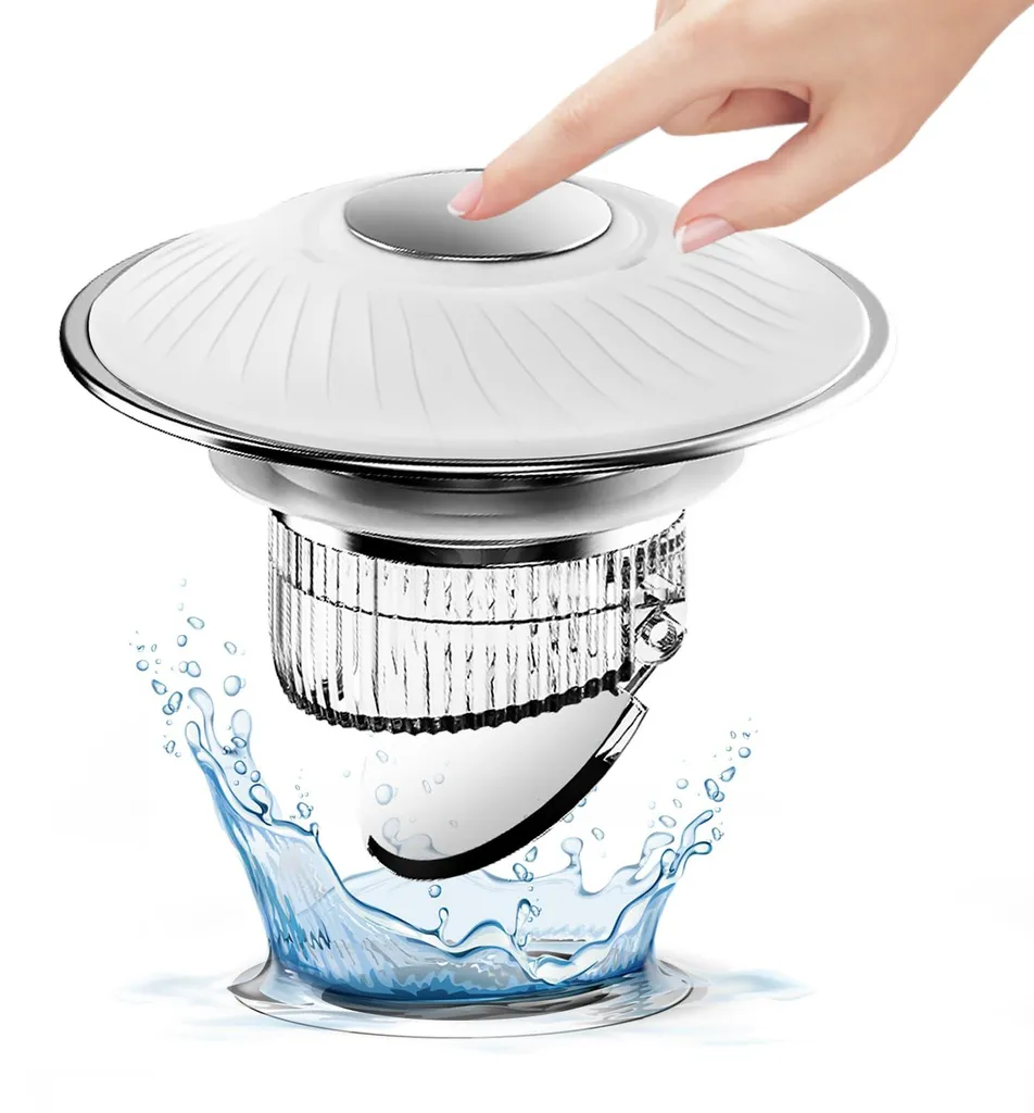 Filtre lavabo pour salle de bains évite le colmatage et les fuites d'eau
