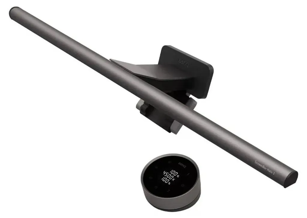 BenQ ScreenBar Halo 2 Lampe LED pour Écran Incurvé Idéale Travail de Nuit