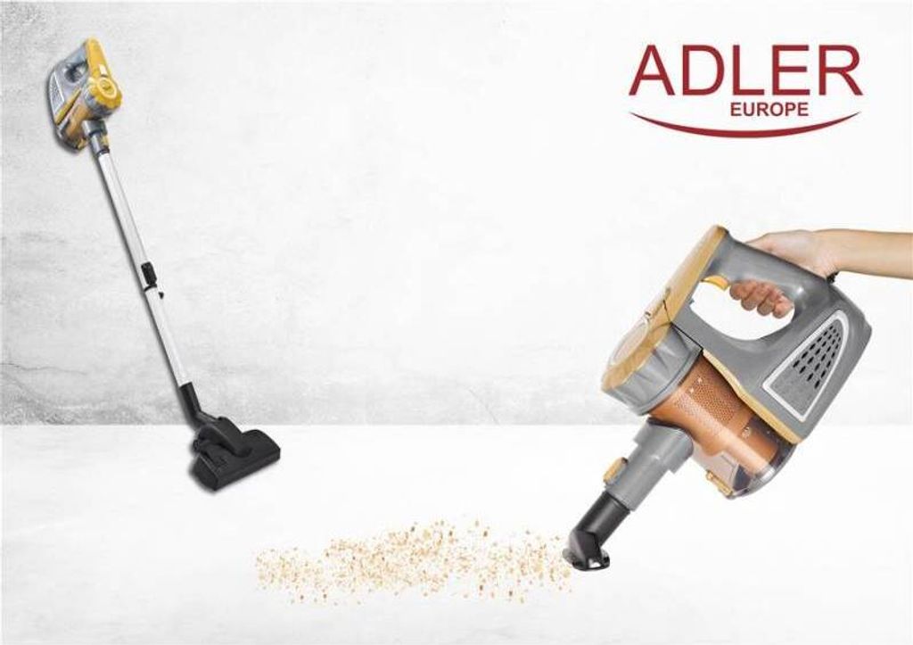 Ručný vysávač Adler AD 7036 Bezvreckový Čierna, Bronzová, Obrázok produktu 38