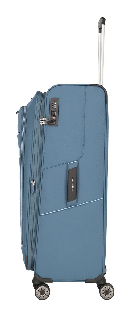 Valise légère Skaii 4W Panorama Blue avec roues multidirectionnelles - 5