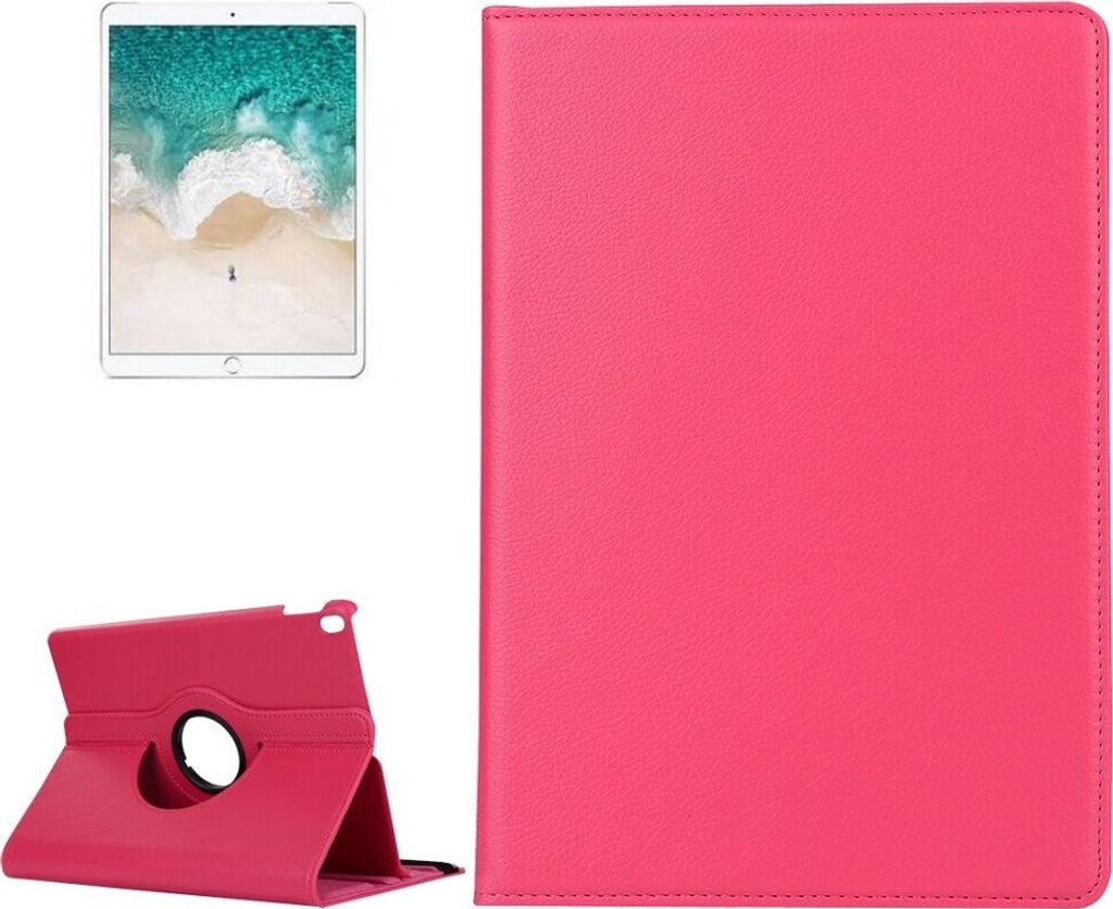 Schutzhülle für iPad Pro 10.5 Tablet Hülle Schutz Tasche Case Cover Rose 360 Grad drehbar Rotation Bumper