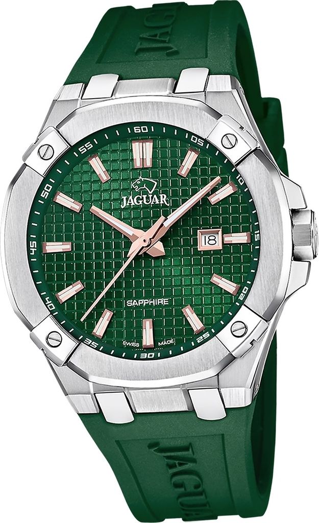 Jaguar Herren Uhr Silikonarmband grün D2UJ1010/3
