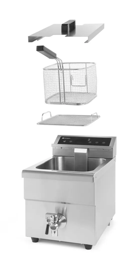 Friteuse induction pour restauration avec robinet vidange 8L HENDI - 3