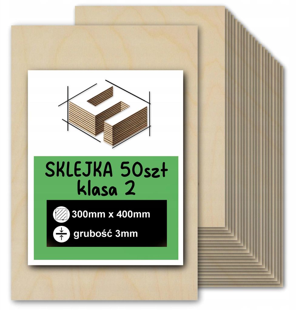 Tableros rectangulares de contrachapado de abedul sin Imagen del producto 