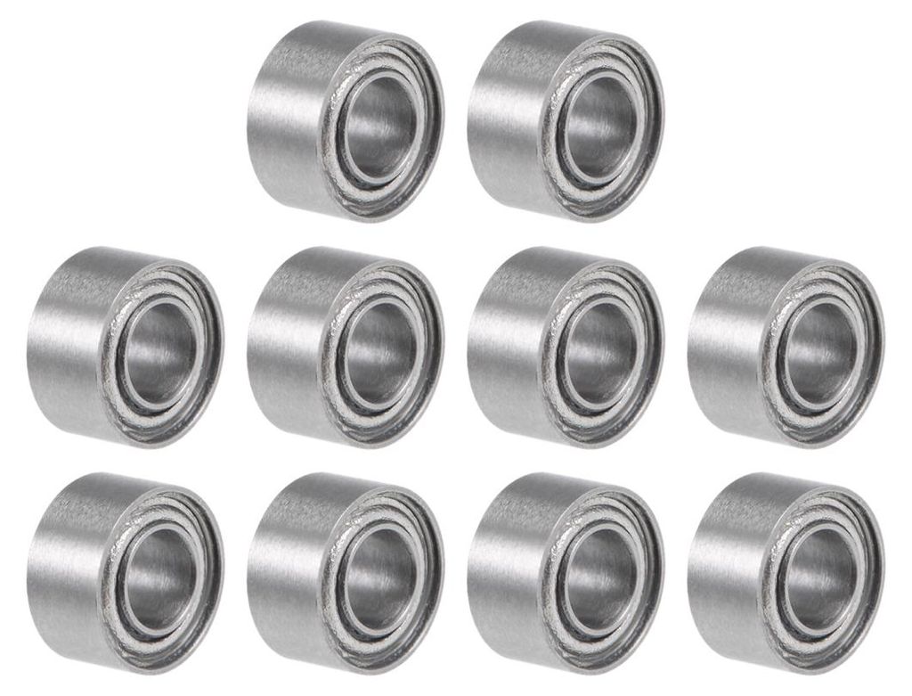 10 Stš¹ck R133ZZ Kugellager Rillenkugellager 2,4mm Innendurchm 4,8mm Au?endurchm 2,4mm Bohrung Geschirmte Z2 Hebellager fš¹r 3D Drucker