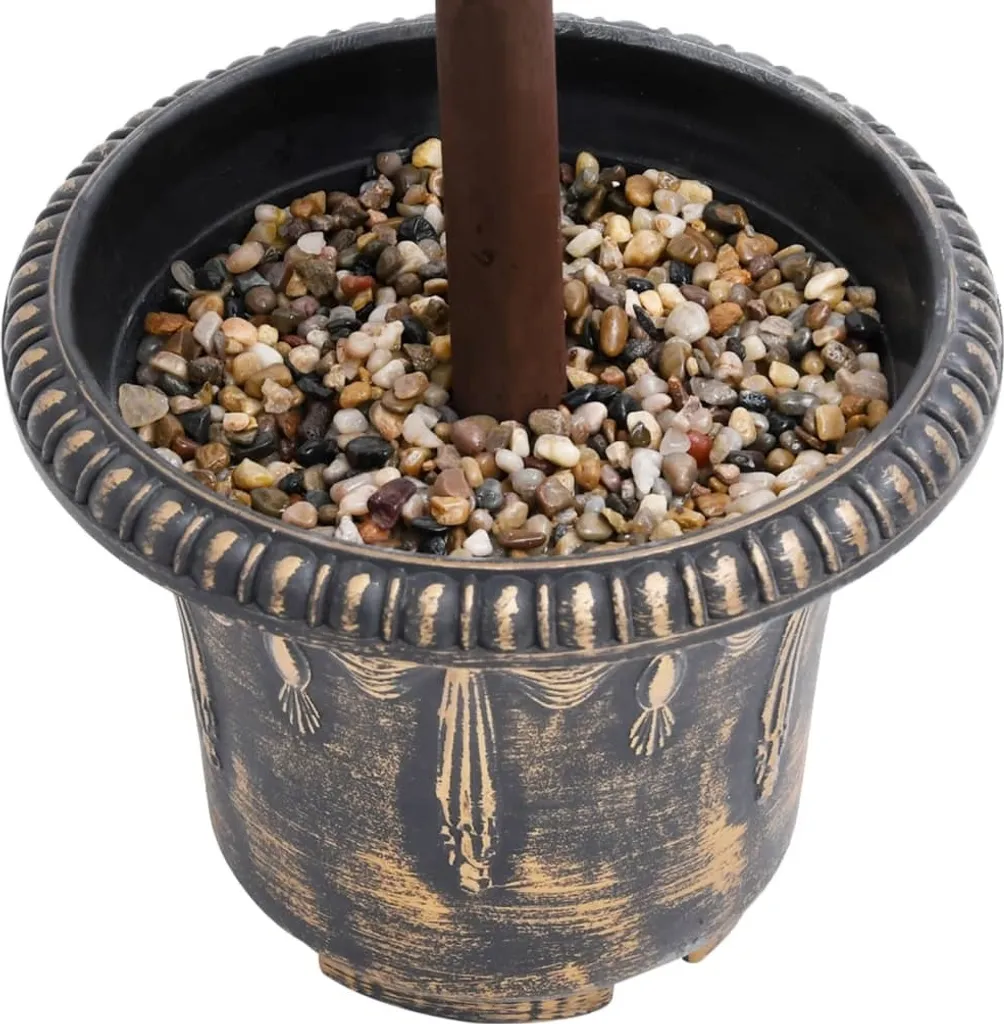 vidaXL Bosso Artificiale 118cm con Vaso - Topiaria a Palla per Esterno - 3