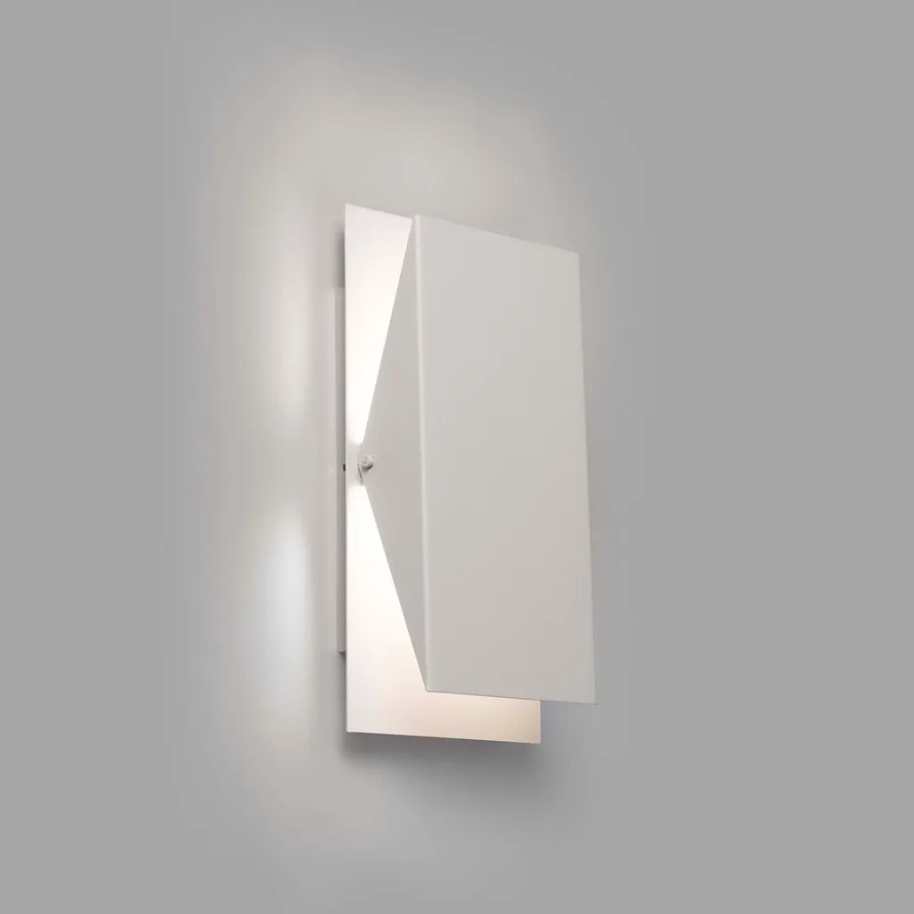 Applique murale Homs blanche pour chambre - Luminaire d'appoint cosy