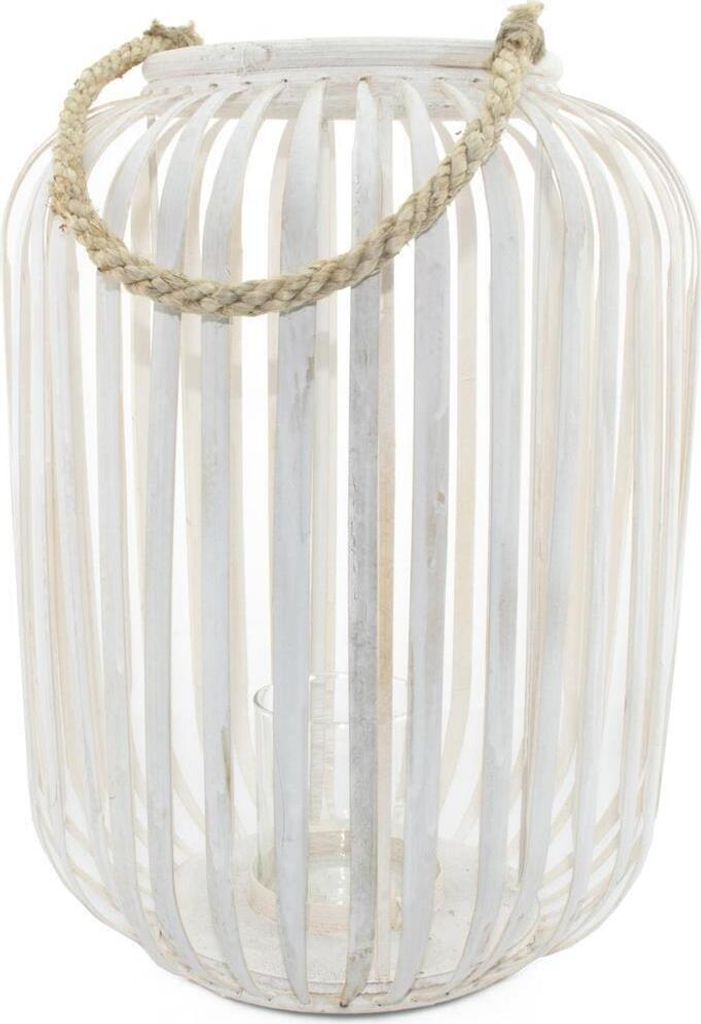 VILLAPIANA Bambus Windlicht - 42cm hoch / ⌀30cm - Produktbild 
