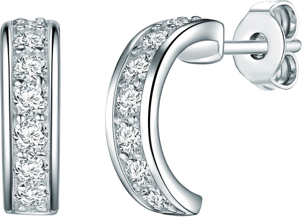 Rafaela Donata Creolen Sterling Silber Zirkonia 60837008