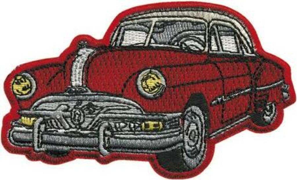 AUFNÄHER - Oldtimer Car - 04905 - Gr. ca. 10 x 6 cm - Patches Stick Applikation