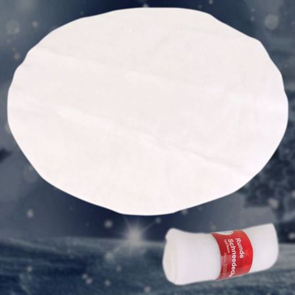 Schneedecke 100cm Christbaumdecke Weihnachtsbaumunterlage Dekodecke Vliesdecke
