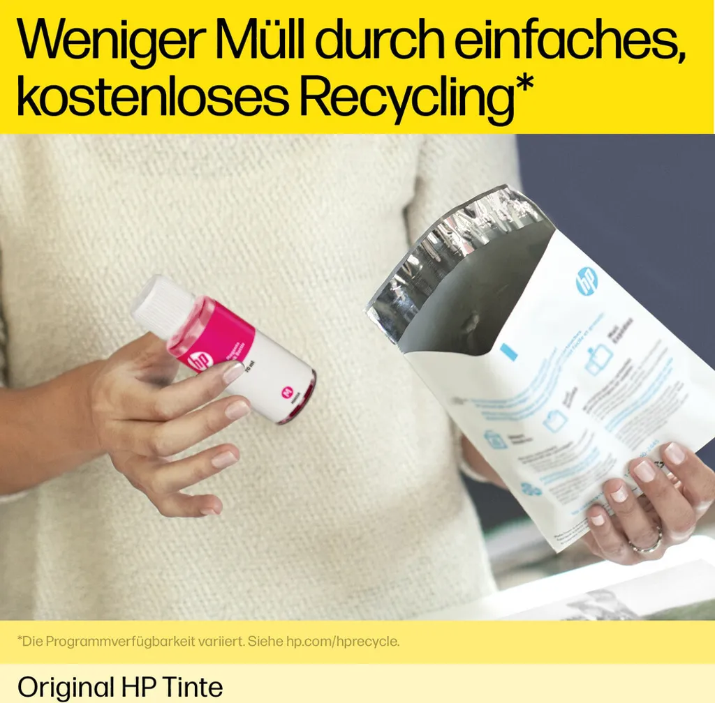 HP 31 70-ml Magenta Original Ink Bottle - Magenta - HP - HP Ink Tank 310 - HP Ink Tank Wireless 410 - HP Smart Tank 350 - HP Smart Tank Wireless 450 - HP Smart... - 8000 pagine - Resa standard - 70 ml - 15