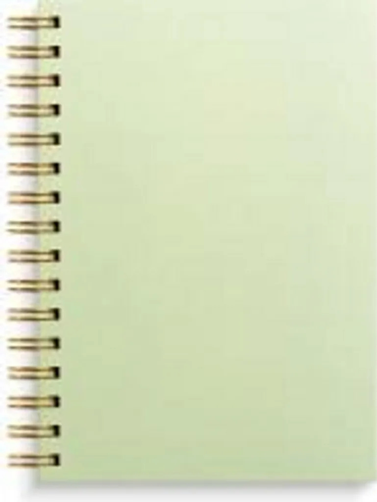 Carnet A5 Burde vert anti-bavure pour une écriture propre et organisée