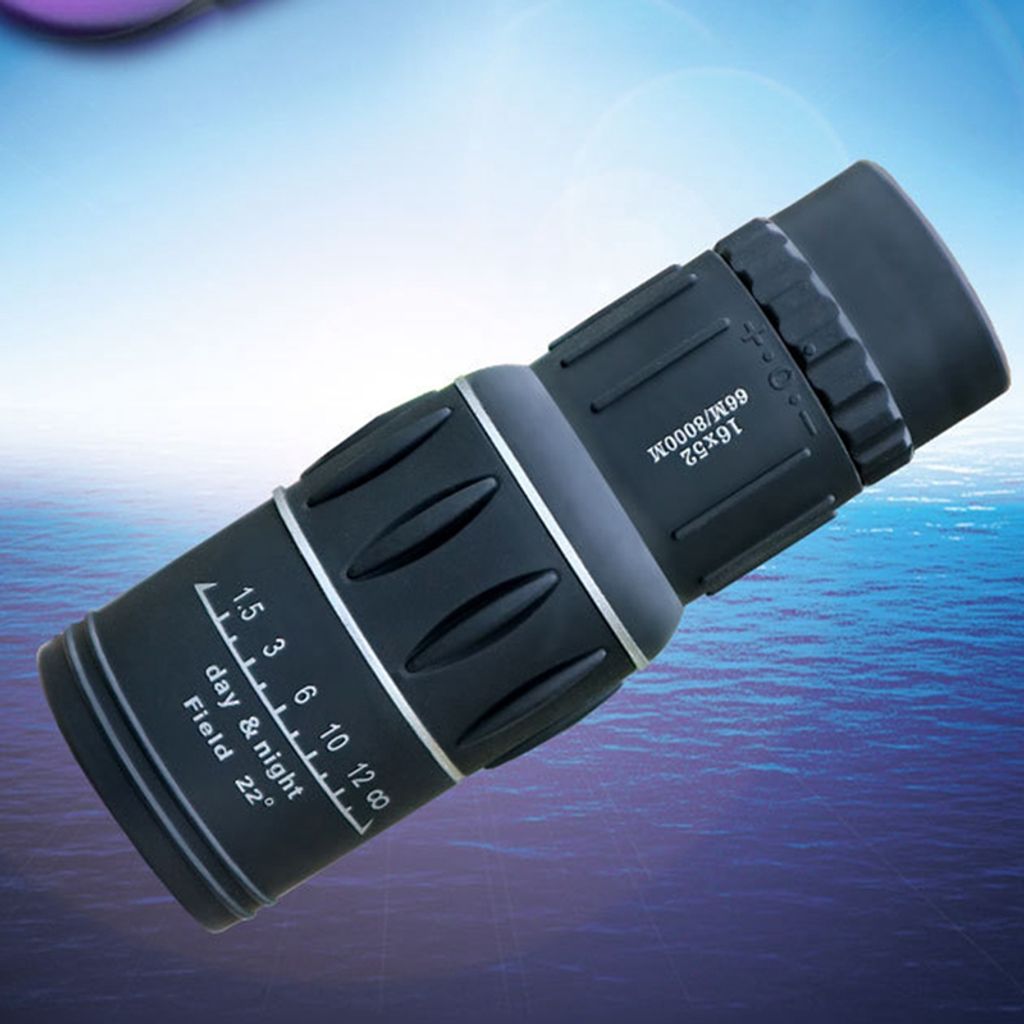 Godob 16X52 Vergrößern Optisches HD-Monokular-Teleskop mit Stativ und Clip für Universaltelefon 