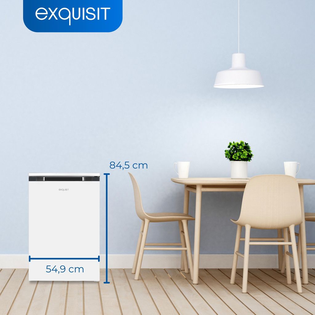 Exquisit Kühlschrank KS16-4-051C weiss | 107 L Nutzinhalt | Produktbild 4