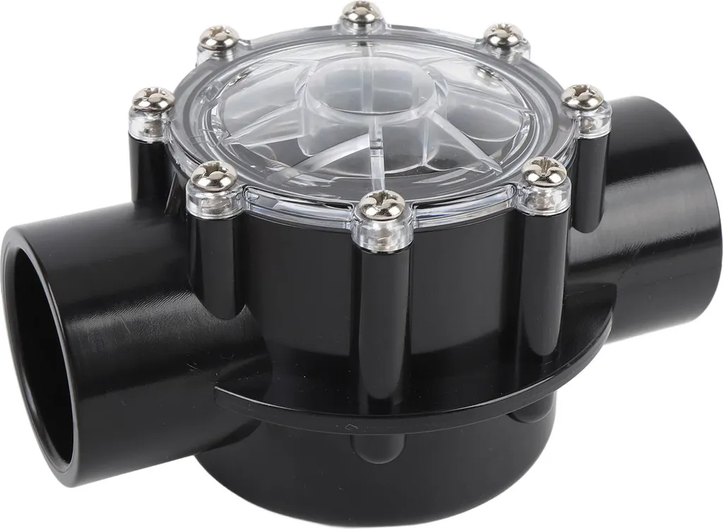 Valve anti-retour droite 180 degrés pour filtration piscine et spa