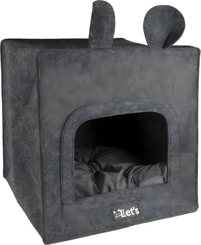 Dormiamo Pet Cave Chunk Antracite: Riduce Ansia e Stress del Pet
