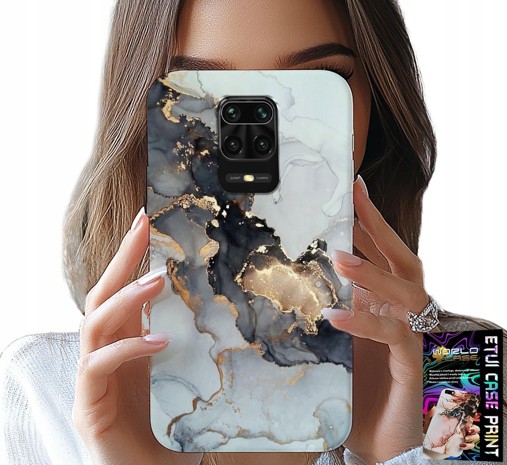 Etui Für Xiaomi Note 9 Pro / 9S - Eleganter Marmor Modische Feminine Designs