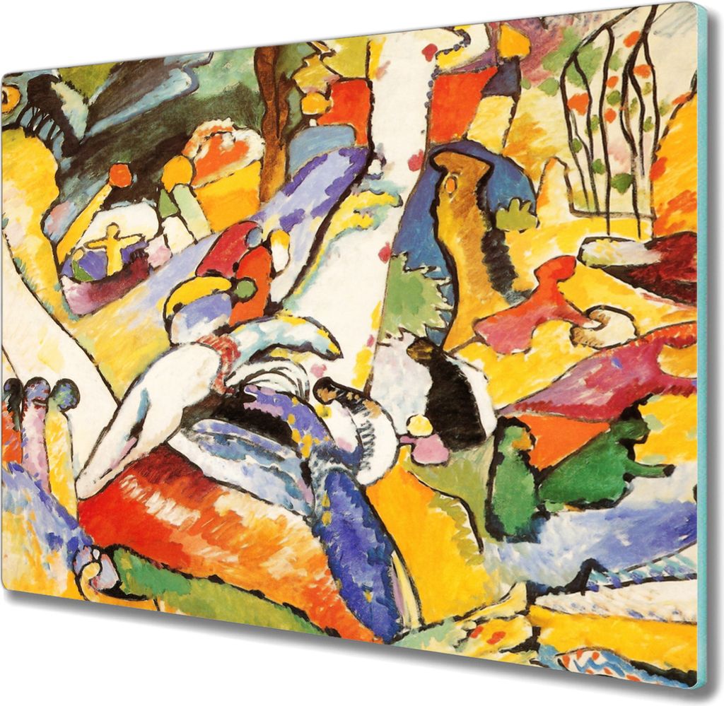 Coloray Schneidebrett Herdabdeckplatte 60x52 cm Kochplattenabdeckung Küchenbrett Hackbrett - Komposition