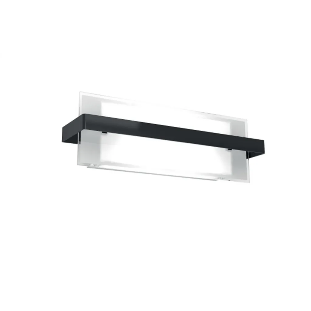 Applique Murale Salon et Couloir Toplight Cross 2xE27 Noire Blanche