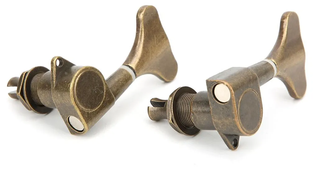 Clés d'accordage Fishtail scellées et étanches pour basse électrique 3+3 - 8