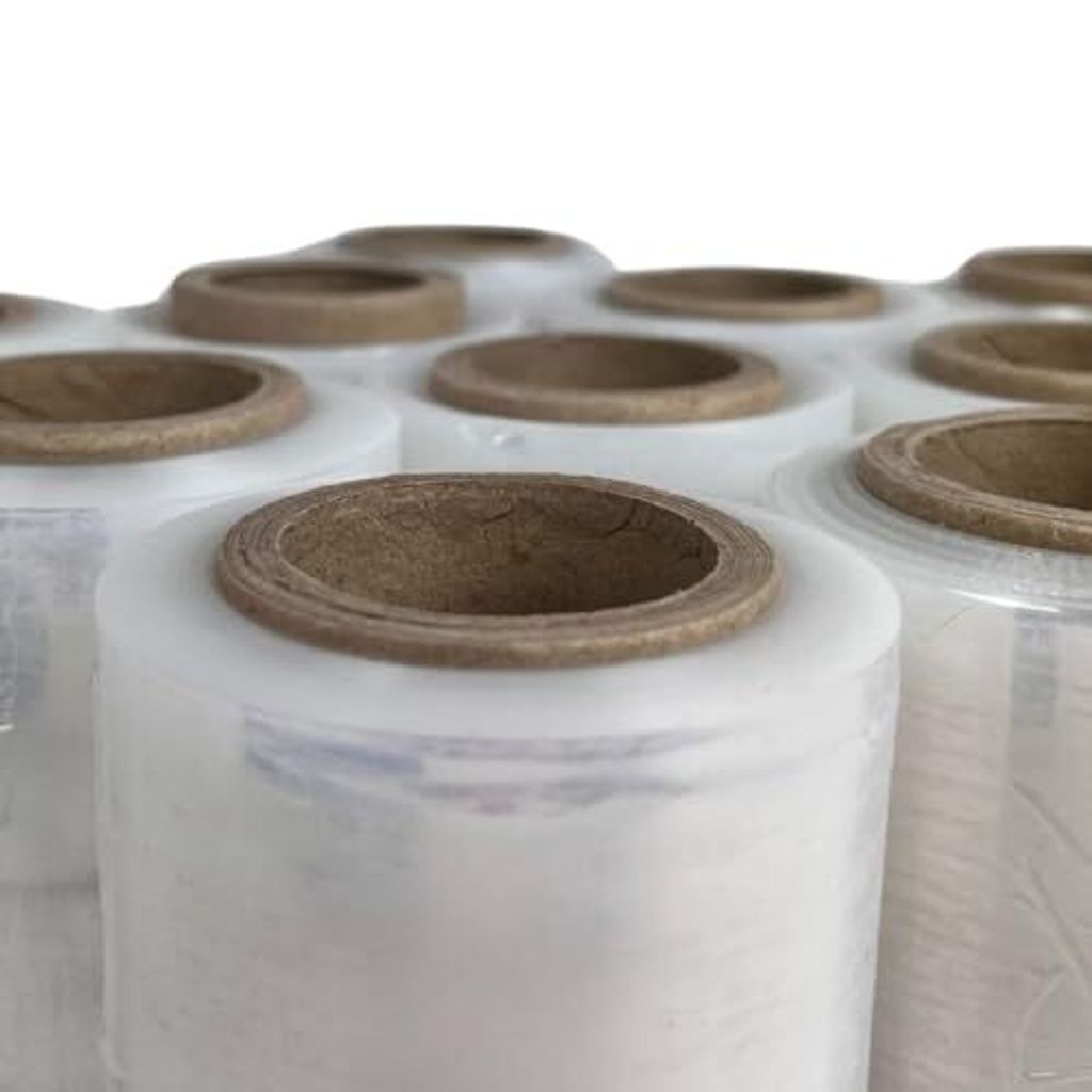 Mini Stretchfolie Transparent - Handstretchfolie auf Rolle Produktbild 