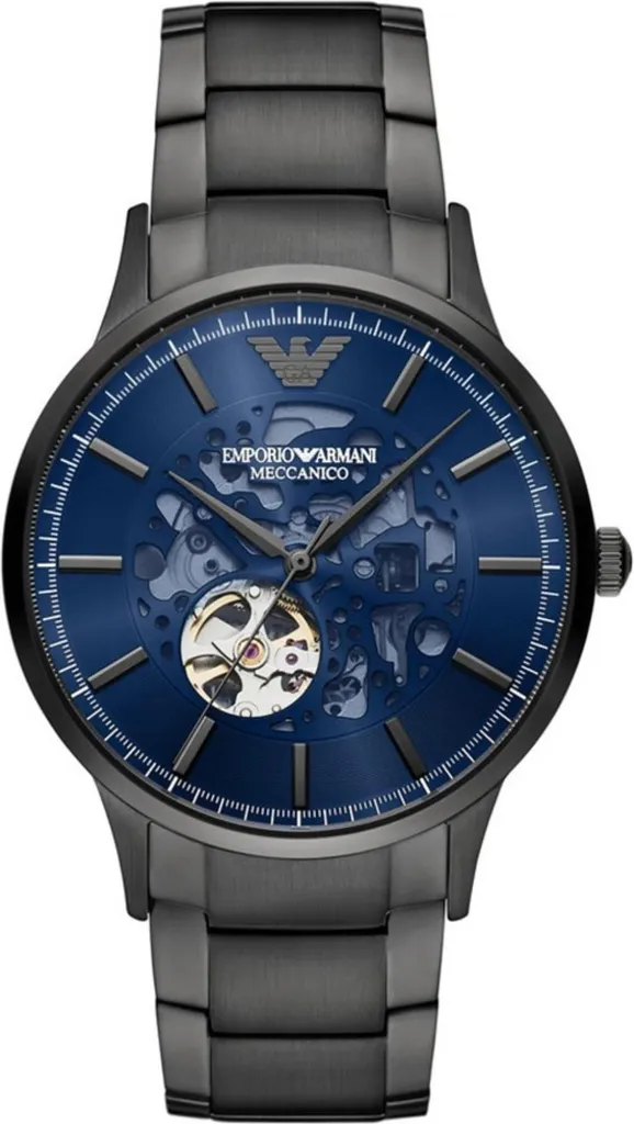 Fini les Piles avec la Montre Armani AR60056 Automatique Noire en Acier