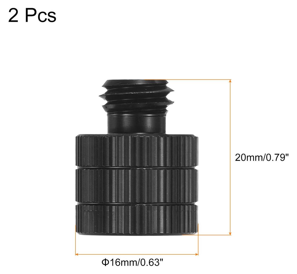 2 Stš¹ck Mikrofonst?nderadapter 3/8 Weiblich auf M10 M?nnlich Schraubgewindeadapter fš¹r Mikrofonst?nder zu Kamerastativadapter