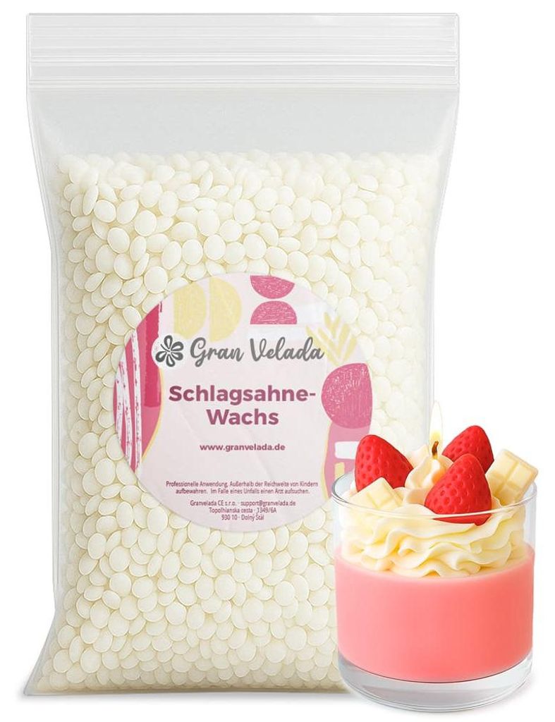 Gran Velada - Sojawachs für Kerzen, Chantilly Produktbild 