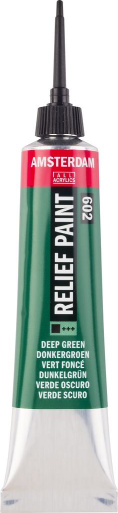 Amsterdam Relieffarbe Tube 20 ml Dunkelgrün 602