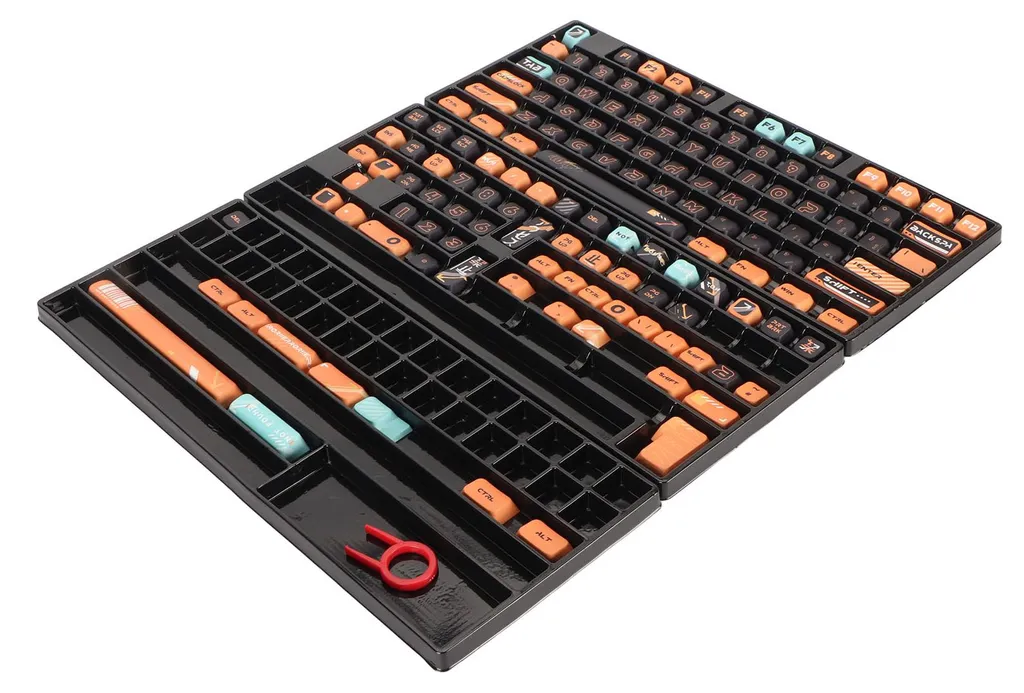 Set de 141 touches PBT pour clavier mécanique XDA résistant à l'usure