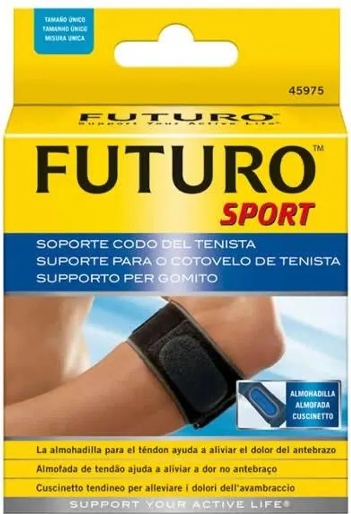Bandage coude 3M Futuro Sport avec coussinet de pression localisée