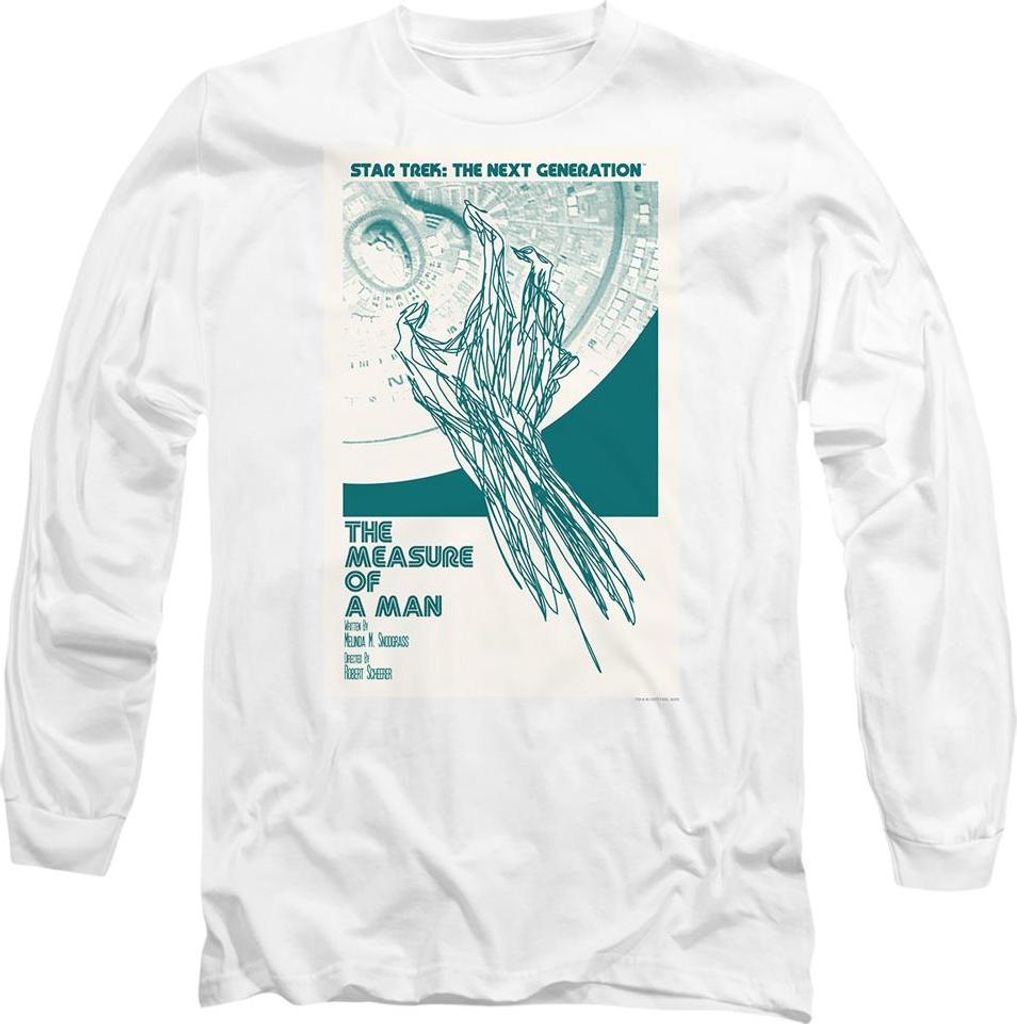 Star Trek - "The Next Generation Season 2 Episode 9" T-Shirt für Herren/Damen Uni TV9854 (M) (Weiß)