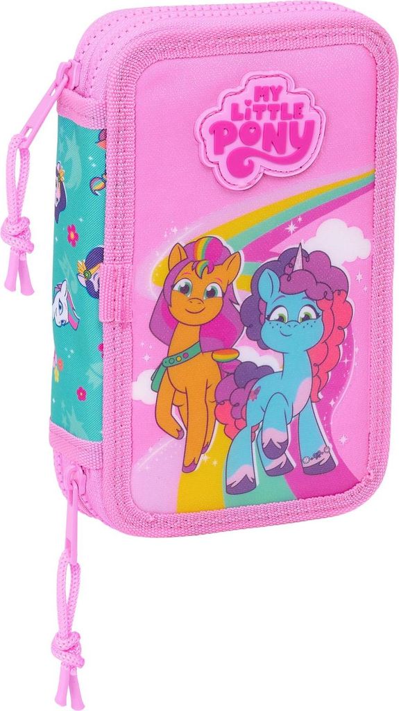 Borsa doppia piuma My Little Pony Magic Rosa turchese 12,5 Immagine del prodotto 