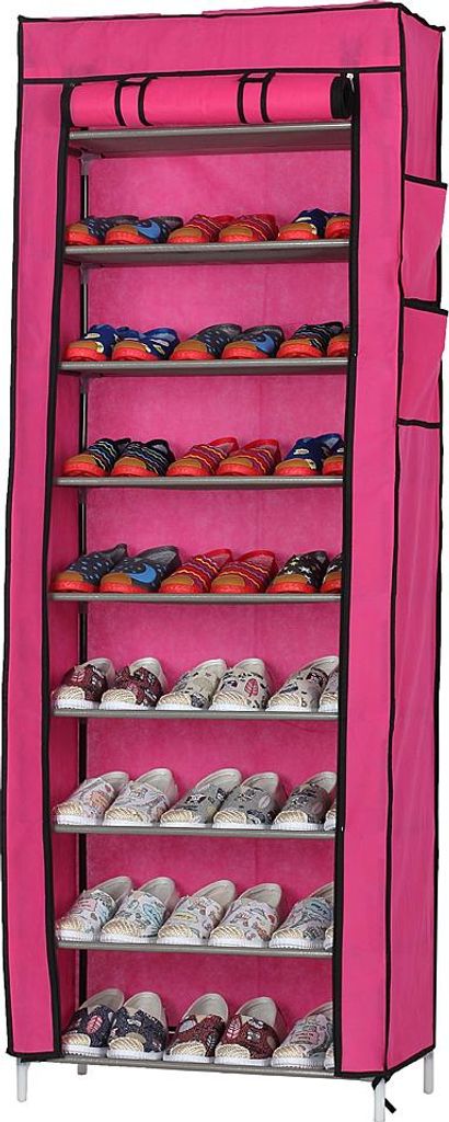 Modisches, platzsparendes Schuhregal aus Vliesstoff mit 9 Produktbild 