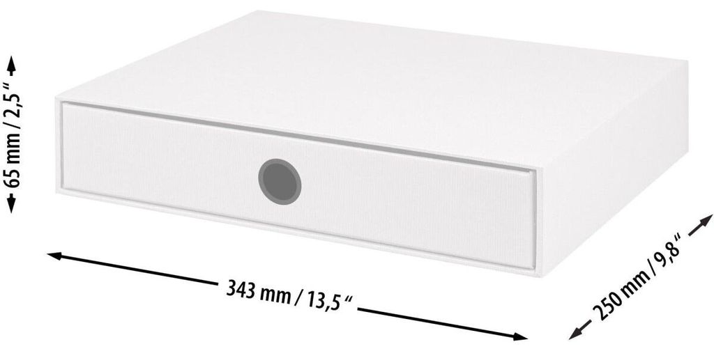 Rössler S.O.H.O., Schwarz, 335 x 252 x 65 mm, 335 mm, 65 Produktbild 