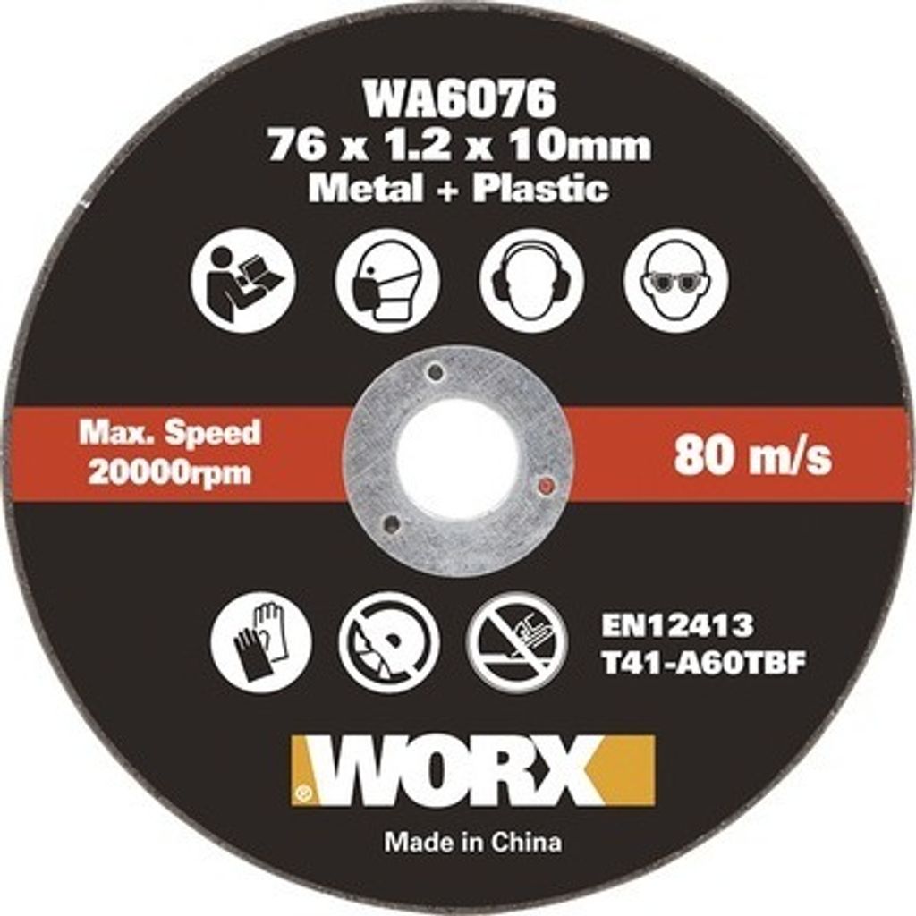 WORX WA6076.3 | 3 pezzi | Lame da taglio per metallo per Immagine del prodotto 