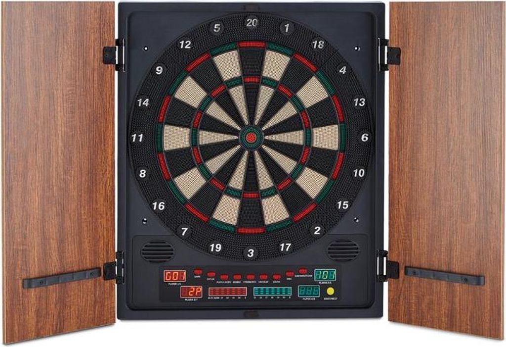 klarfit Dartmaster 180, hnědý, terč na šipky, šipkový Obrázek produktu 