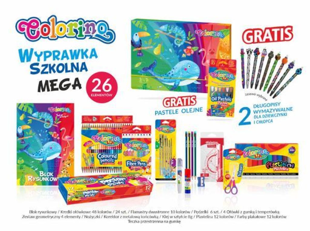 Schulanfangs-Set Mega Creativo 26 Elemente 89205PTR