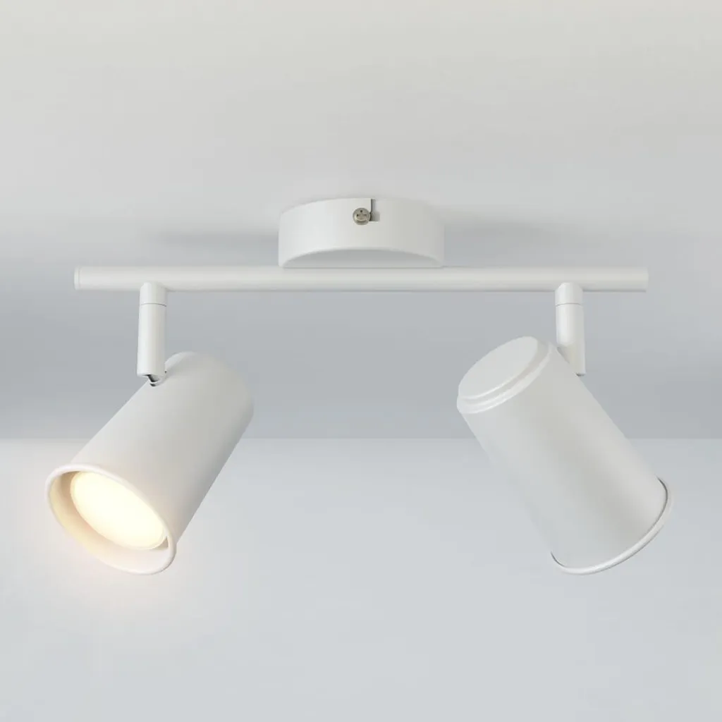 Plafonnier LED Orientable 8W Blanc pour Supprimer les Zones d'Ombre