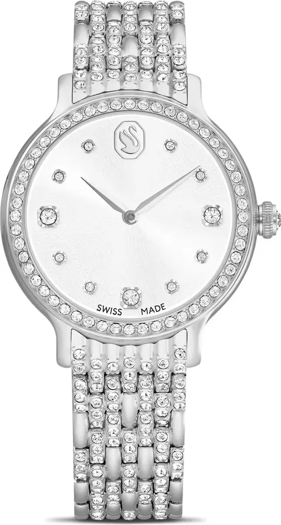 Montre Swarovski Imber Fabrication Suisse Argentée et Cristaux 5693634
