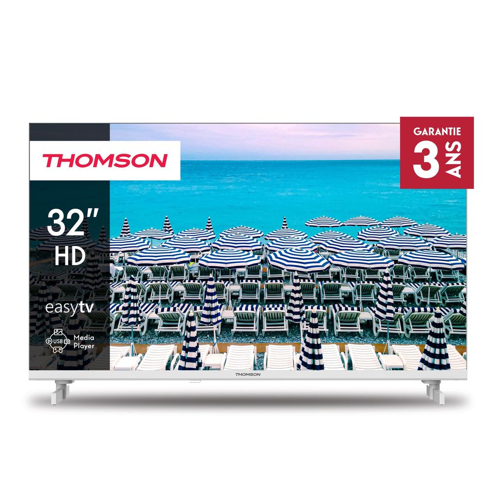 Thomson 32 pouces (80 cm) LED HD Blanc Easy TV - Pas de Image du produit 