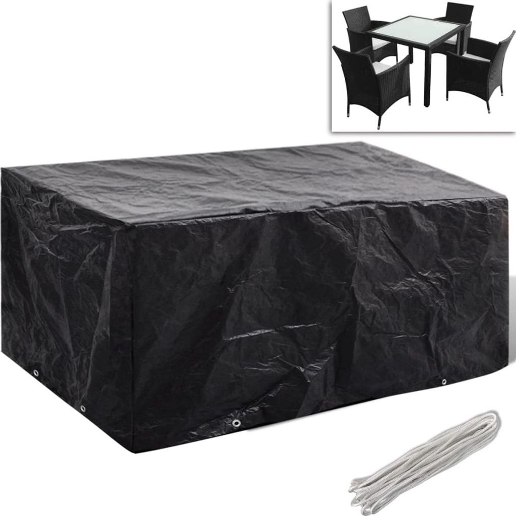 vidaXL Kryty na záhradný nábytok 2 ks 8 očiek 180x140 cm Obrázok produktu 